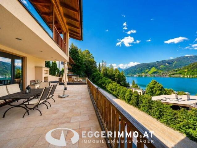 5700 Zell am See  ETWAS BESONDERES ! Luxuriöse Architektenvilla, ca. 350m² Wohnfläche, Terrasse, Lift im Haus, Garage,Schwimmhalle,Sauna