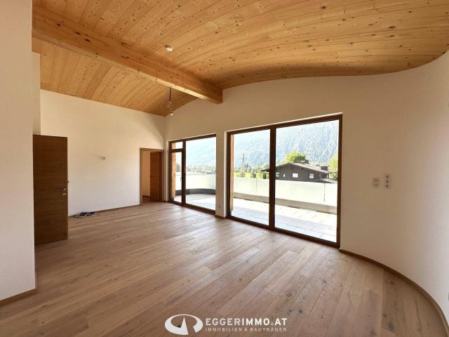 5730 Mittersill: Neue Terrassenwohnung ! 4 Zimmerwohnung 92,33m² ! Terrasse 28 m² ! Massivholzbau ! sonnig !