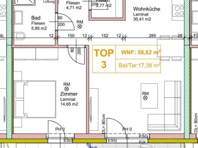 58m² Wohnfläche, 2 Zimmer mit Garten in Zurndorf Nähe Neusiedl & Bratislava & Nickelsdorf