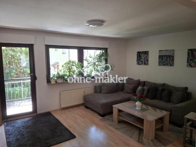 58qm in Vaihingen Enz Stadtgebiet mit Südbalkon,EBK,TG Stellplatz und möbiliert