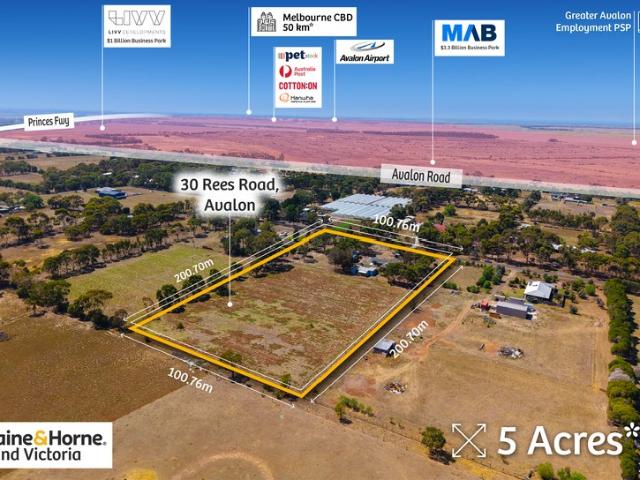 5 ACRES LIFESTYLE INVESTMENT PROPERTY IN AVALON OPPOSITE GREATER AVALON EMPLOYMENT PRECINCT INDUSTRIAL DEVELOPMENT