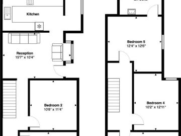 5 Bed Mid Terraced House To Rent in London