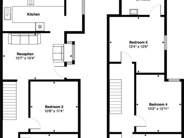 5 Bed Mid Terraced House To Rent in London