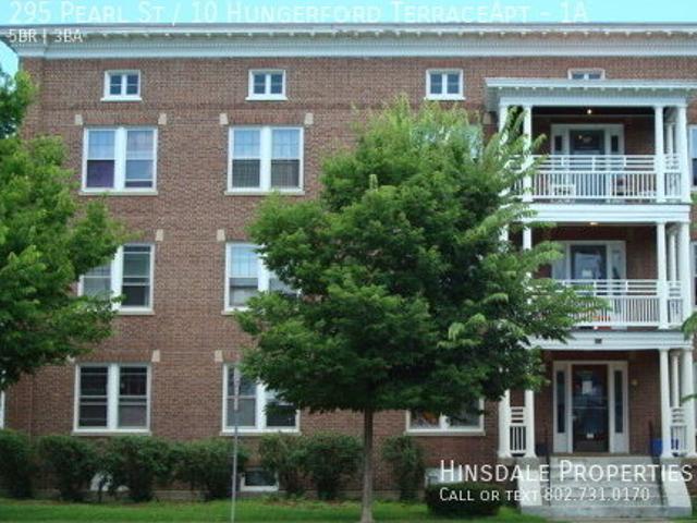 5 BR, 2.5 BA Apartment 295 Pearl St / 10 Hungerford TerraceApt, Burlington, VT 05401