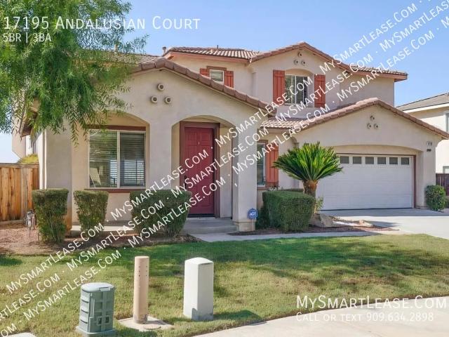 5 BR, 3 BA Apartment 17195 Andalusian Court, Moreno Valley, CA 92555