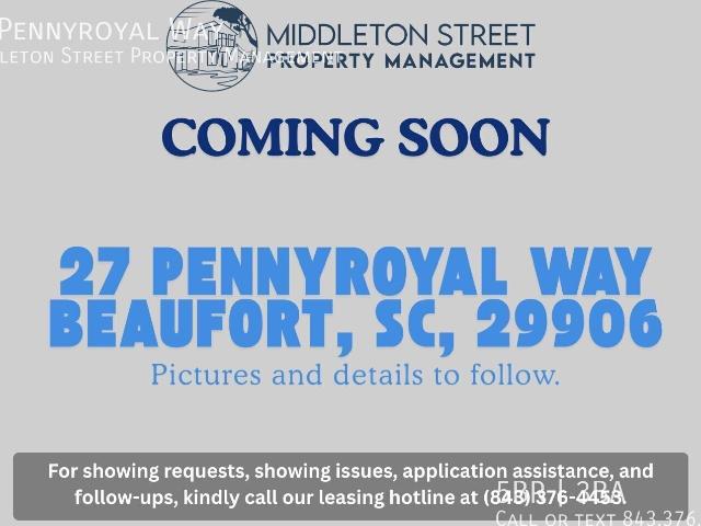 5 BR, 3 BA Apartment 27 Pennyroyal Way, Beaufort, SC 29906