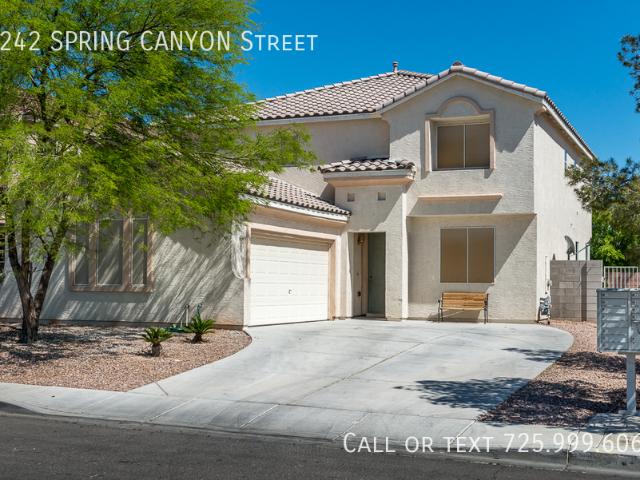 5 BR, 3 BA Apartment 5242 SPRING CANYON Street, North Las Vegas, NV 89081