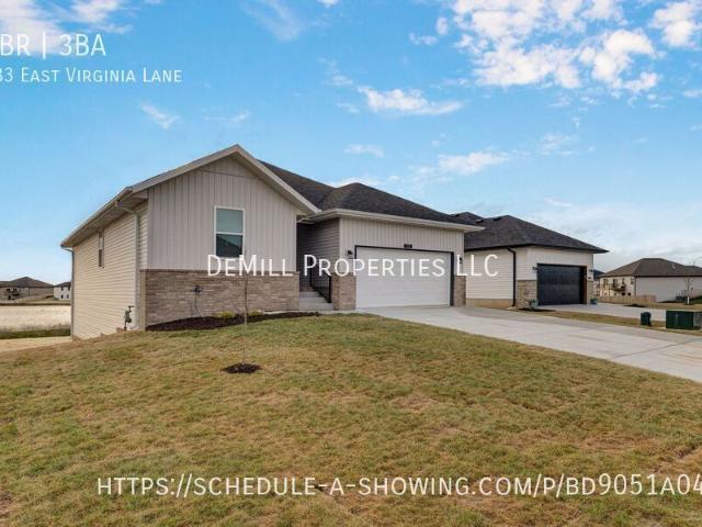 5 BR, 3 BA Apartment 883 East Virginia Lane, Nixa, MO 65714