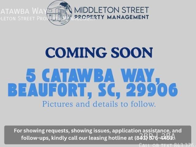 COMING SOON 5 Catawba Way, Beaufort, SC, 29906