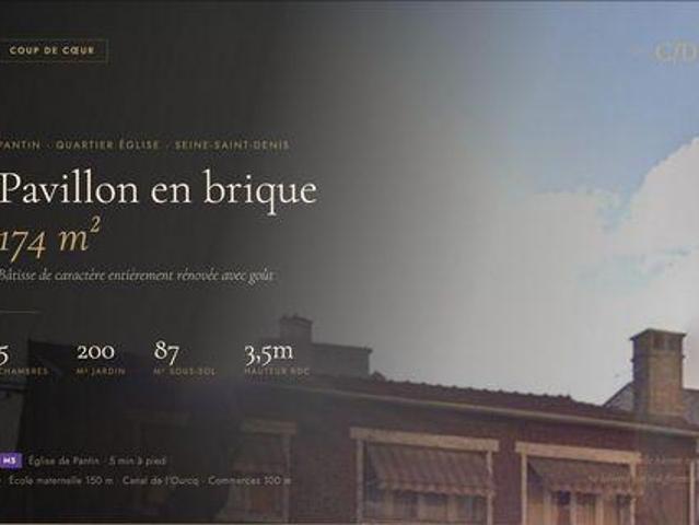 5 chambres, Pantin Île 93500 102956918