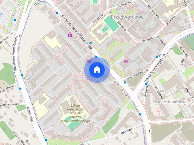 5 pokoi * cegła * ul. Wyszyńskiego * blisko Centrum, dworzec PKS i PKP