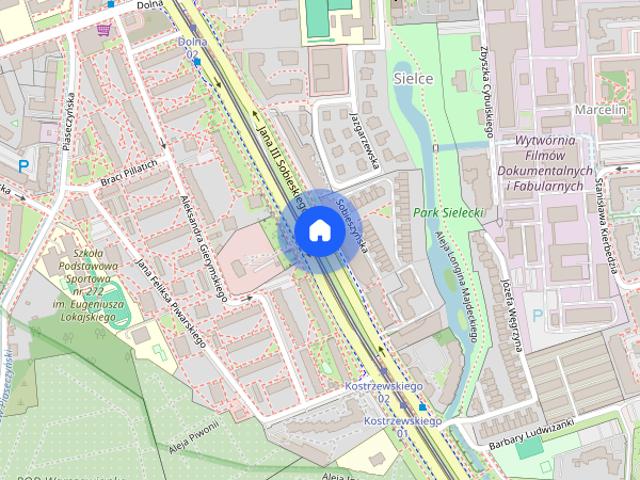 5 pokojowe mieszkanie Mokotów ul. Sobieskiego