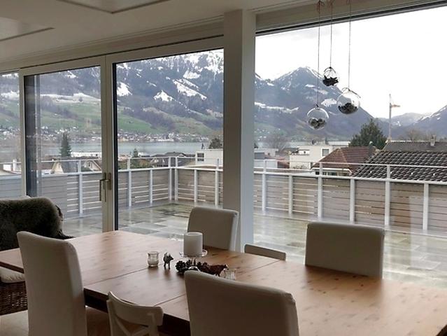 5 room attic apartment penthouse in Sarnen OW, furnished