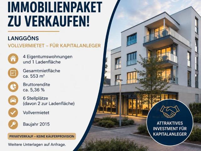 5 vollvermietete Einheiten in Langgöns – provisionsfrei