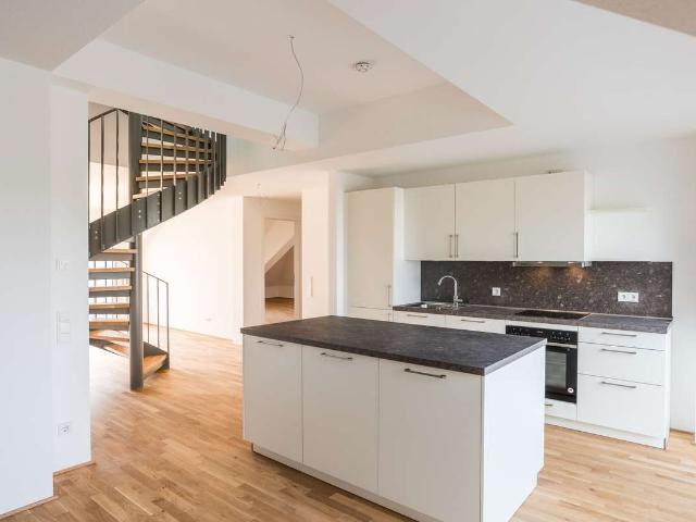 5 ZW Penthouse Charakter, gr. Dachterrasse, Parkett, Aufzug, Einbauküche