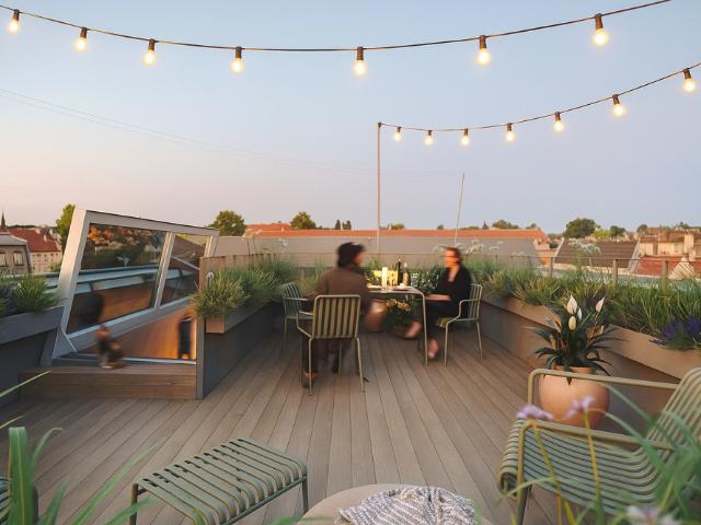 5 Zi Penthouse Apartment am Prenzlauer Berg mit großzügiger Terrasse