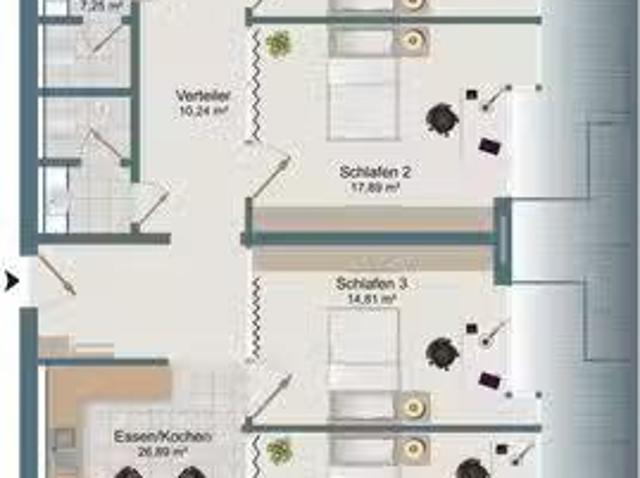 5 Zimmer 121 m² 1.190 € Kaltmiete Wohnungen in Albstadt