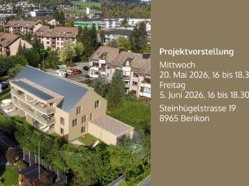 5½ Zimmer Attikawohnung mit grosser Terrasse und Weitsicht in Berikon