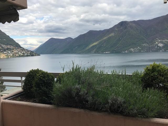 5 Zimmer Attikawohnung, center Lugano  centro Lugano, vista lago