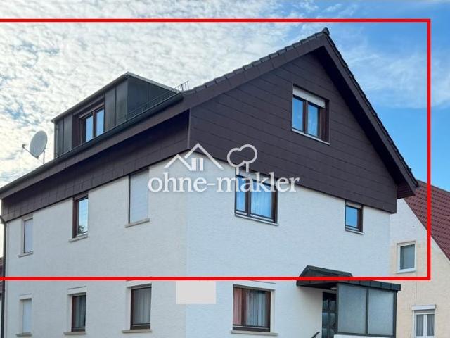 5 Zimmer Maisonette Wohnung mit Balkon, Gartenanteil, EBK, Keller, Zentrallager