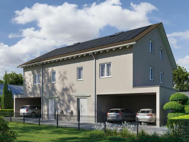 5 Zimmer Neubauhaus mit Garten und gedecktem Sitzplatz