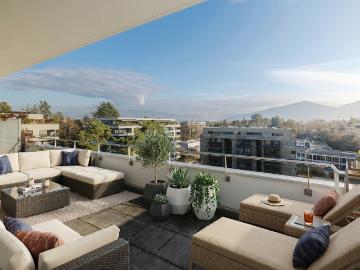 5 Zimmer Penthouse in Champel