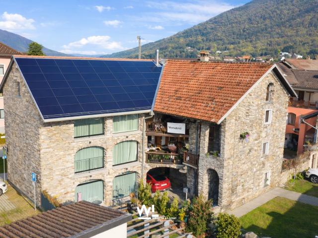 5 Zimmer Reihenhaus mit Tessiner Charme an ruhiger Lage in Losone