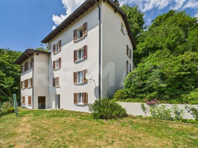 CORTICIASCA TI: 5½ locali con giardino, splendida vista aperta e finiture rinnovate