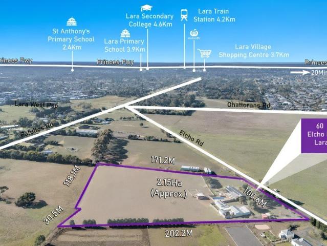 5.3 ACRES. TWO HOMES. ONE STRATEGIC LARA HOLDING