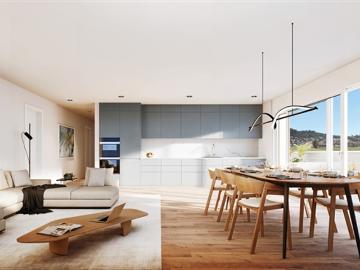5,5 pcs neu von 131m2, Südost Terrasse von 95m2, Blick auf die Alpen
