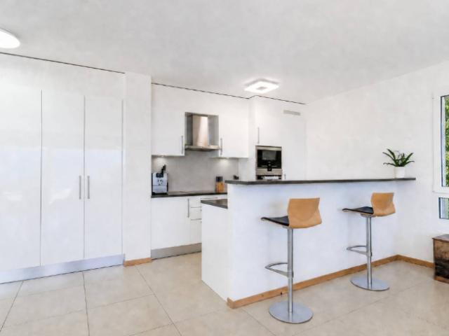 5,5 Zimmer Maisonette Wohnung mit grosser Terrasse und Blick auf den Genfersee