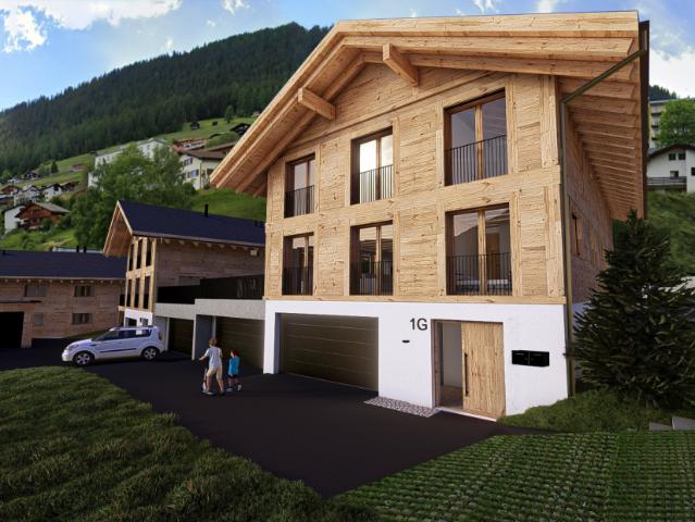 5.5 Zimmer Doppeleinfamilienhaus als hochwertiger Erstwohnsitz 7G in Davos Wiesen