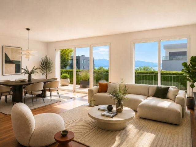 5,5 Zimmer Familienwohnung mit Blick auf den See