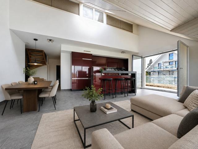 5,5 Zimmer Penthouse mit Blick auf den Genfersee