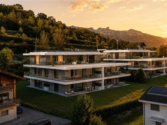 5,5 ZIMMER WOHNUNG, 1. STOCK IN CHERMIGNON D'EN HAUT