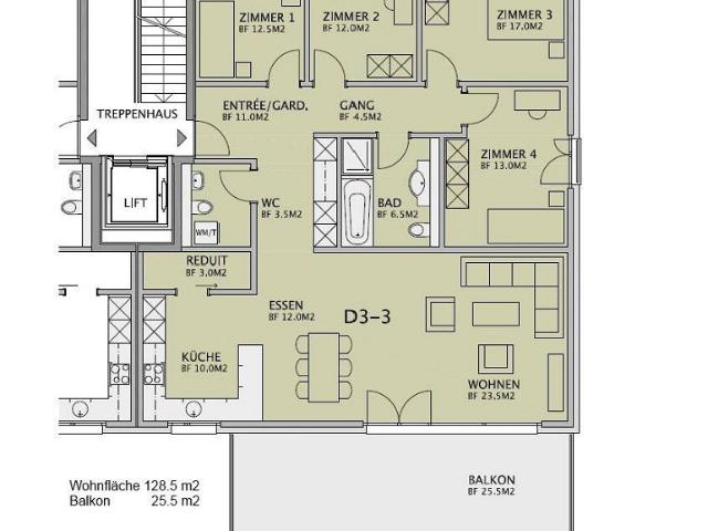 5.5 Zimmer Wohnung