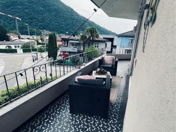 Via Lusciago, Losone, Circolo dell'Isole, Bezirk Locarno, Tessin