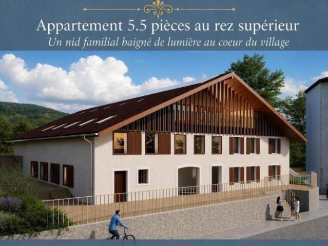 5.5 Zimmer Wohnung im Hochparterre – Ein lichtdurchflutetes Familiennest im Herzen des Dorfes