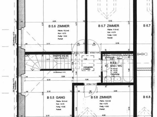 5.5 Zimmer, 129 m², 3. Stock