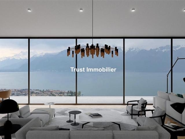 6013. Villa zum Bauen in Glion