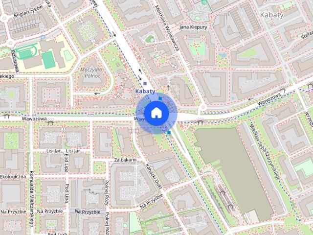 60m2 Kabaty Wąwozowa 6 ciche z tarasem