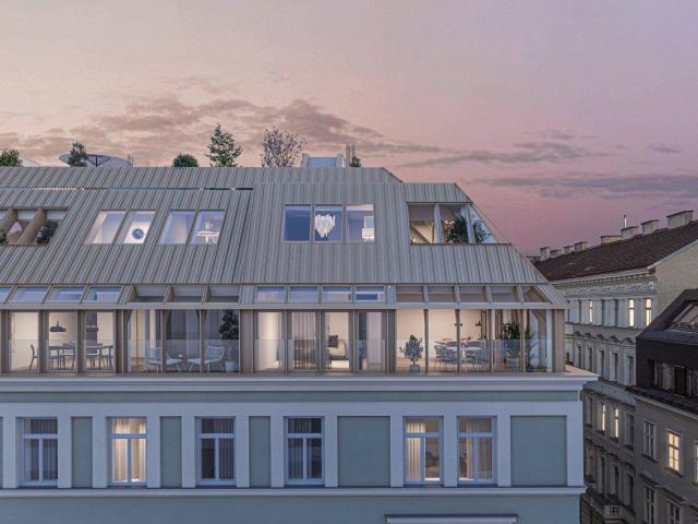 61 m² Erstbezug nähe Naschmarkt, 2 Zimmer mit 6 m² Loggia