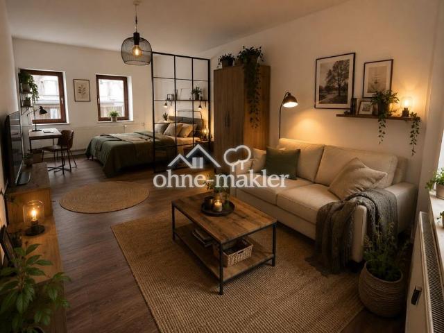 645 € warm * 3 Min zu Fuß in die City und zur Altstadt: Hübsche, helle 1 Zi Wohnung im Hof