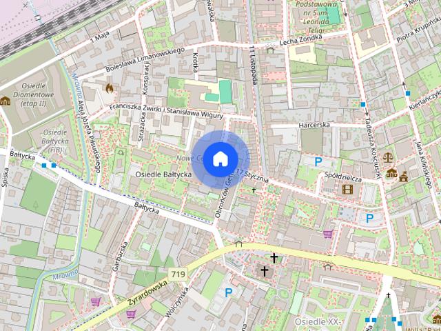 65m Grodzisk Mazowiecki w centrum wysoki standard! Klimatyzacja