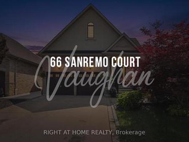 66 Sanremo Court, Vaughan, ON, L4H 1K5 house for sale | Listing ID N13612 | Royal LePage