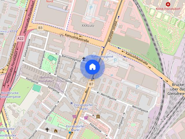 66m2 Wohnung, 2 Zimmer, Nähe U6 Floridsdorf