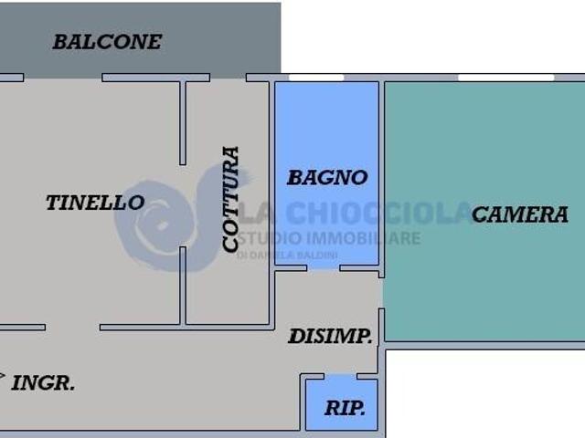 680 bilocale 55mq