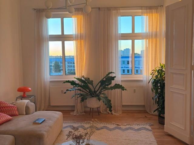 6 Month Sublet | Beautiful 90 m² Apartment with Balcony in Prenzlauer Berg – Ideal for Couples & Home Office, Berlin Amsterdam Apartments for Rent