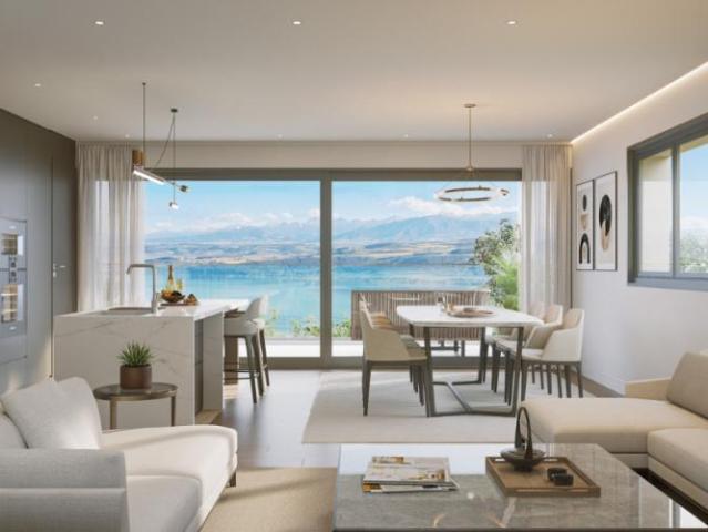 6 neue häuser in villars burquin mit blick auf den see!