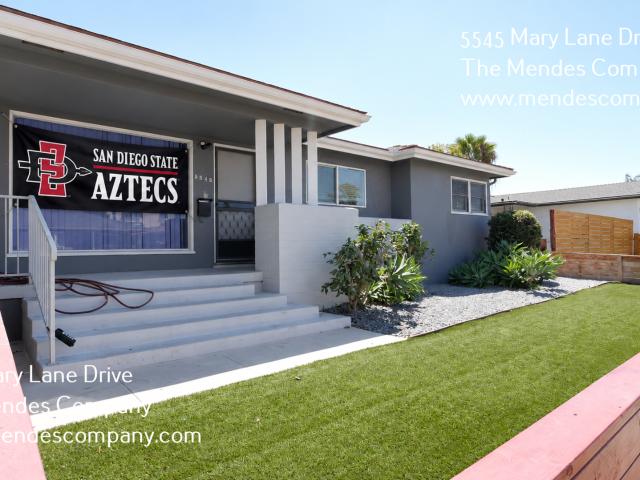 6 BR, 3 BA Apartment 5545 Mary Lane Drive, San Diego, CA 92115